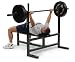41r58rQ1t8L. SL75  Olympic bench press with 300 Lbs Grey Olympic set Rating