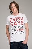Evisu - Evisu TS38 S/S White T-Shirt -