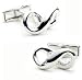 Infinity Symbol Cufflinks - Classic Style Formal Wear - Cufflinks