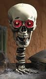 DELUXE HALLOWEEN CREEPY SKULL with SOUND + LED LIGHTS!