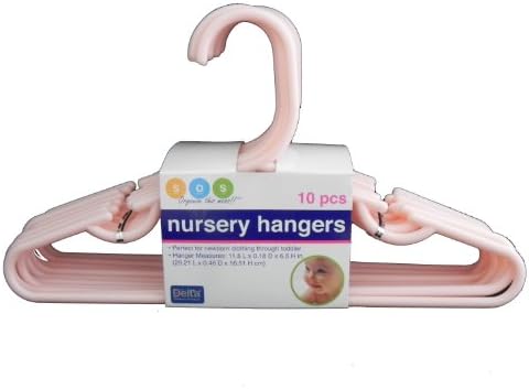 Delta 10 pack Infant & Toddler Hangers (Peach)