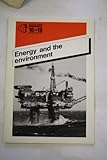 Energy and the environment