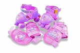 KidCool Quad Junior Skates, Knee and Arm Pads Inc. Carry Bag - Girls