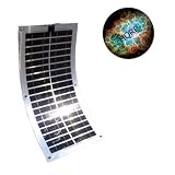 HQRP 30W / 30 Watt Power Mono-crystalline Flexible Solar Panel 12V DC Battery Charger plus HQRP Coaster