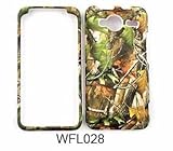 HTC EVO SHIFT 4G HUNTER SERIES /CAMOUFLAGE/CAMO WITH GREEN LEAVES SNAPON, C ....