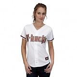 MLB Women's Arizona Diamondbacks Cooperstown RC Synthetic Replica Jersey,White,Medium
