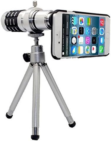 12x Zoom Optical Telescope Camera Lens Kit +Mini Tripod &amp; Case For iPhone 6 Plus