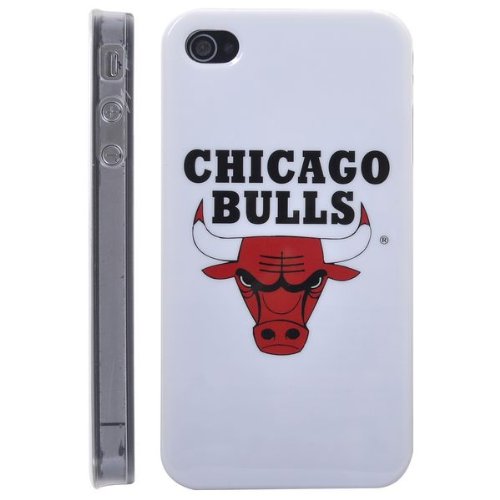 Chicago Bulls NBA BasketBall Club Pattern Hard Case for iPhone 4