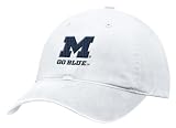 Michigan Wolverines White 3-D Tailback Campus Cap