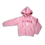 Youth Illinois Fighting Illini Pink Hooded Sweatshirt