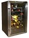 Vinotemp VT-28TEDS Thermo-Electric Digital 28-Bottle Wine Chiller, Black and Stainless
