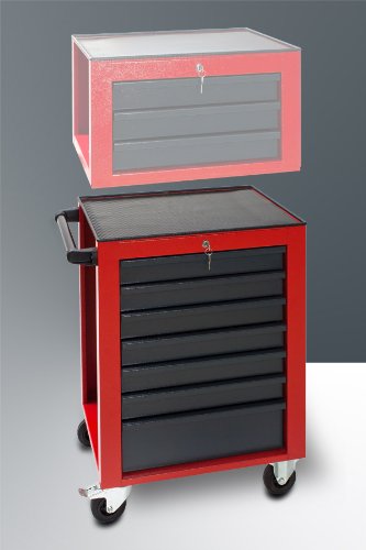 Hergestellt für DEMA Werkstattwagen 7 rot / anthrazit Hergestellt für DEMA Werkstattwagen 7 rot / anthrazit