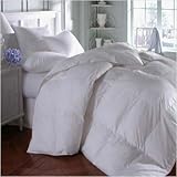 Lyocell Hungarian Goose Down Comforter in White Size: Full / Queen