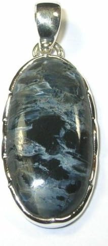 Oval Pietersite Sterling Silver Pendant