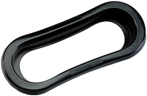 M50600-B Black 6" Vinyl Oval Grommet
