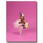 Pink Flamingo Fur Bling Tiki Bar Christmas Ornament