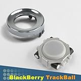 OEM Blackberry Pearl Curve 8800 White Trackball & Ring