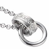 41r5Yv6n%2B L. SL160  Schmuck: FOSSIL  JF85574040 Charms Collier 90 cm Zirkonia Perlen grau Haematit Schmucksteine