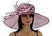 Polka Dot Wide Brim Organza Derby Hat with Jewel Accents