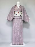 夏の絽小紋　伝統工芸江戸小紋　未仕立品 V1758-03 和服 江戸小紋