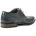 Alpine Swiss Zurich Mens Wing Tip Oxfords TwoTone Brogue Medallion Gray 12 M US