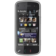 Nokia N97 black (QWERTZ-Tastatur, GPS, W-Lan, Nokia Maps, Kamera mit 5 MP) UMTS Handy ohne Vertrag, ohne Branding, kein Simlock