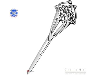 Celtic Art Sterling Silver Kilt Pin (KP053)