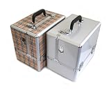 Rucci Aluminum Cosmetic Case, Medium , Silver