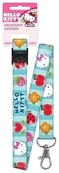Hello Kitty Patchwork Lanyard Keychain