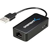 Sabrent 2-Port Portable USB 2.0 Hub and 10/100 Ethernet LAN Network Adapter (NT-HBGG)