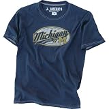 Worldwide Exclusive! Michigan Wrestling Vintage Jersey Tee Navy
