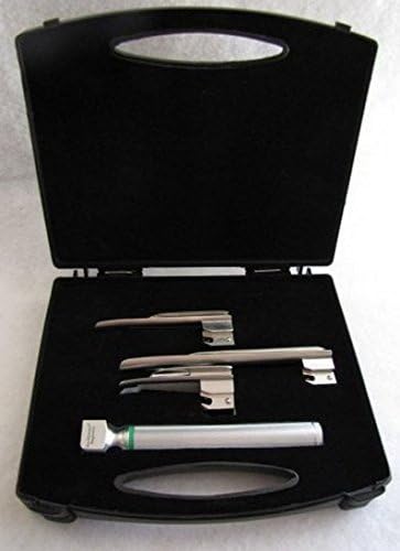 NEW! 3.5v L.E.D. FIBEROPTIC Laryngoscope Set - Pediatric Miller by Innovative Innovations Inc