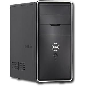 Dell - Inspiron Black Desktop Computer I560-2050NBK Intel Pentium Dual-Core Processor... by 