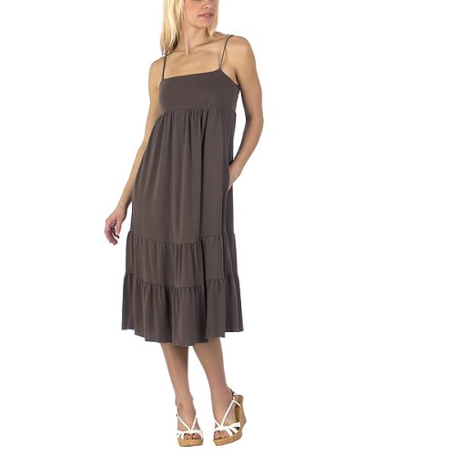 Juniors' Mossimo Supply Co. Smocked Back Dress - Brown