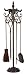 36" Traditional Royal 5-Piece Rustic Fireplace Tool Set