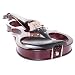 Cecilio 4/4 CEVN-1NA Solid Wood Mahogany Metallic Electric / Silent Violin with Ebony Fittings in Style 1 (Full Size)