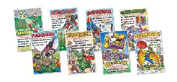 MATH SUPERHEROES BULLETIN BOARD SET