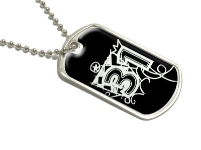 31 - October Halloween - Military Dog Tag Luggage Keychain