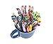 36 Gel Pen For Adult Coloring Books: Pens Set With Rubber Comfort Grip and 50% More Ink Than Other Sets: Glitter, Neon & Pastel Pens, Great For Coloring