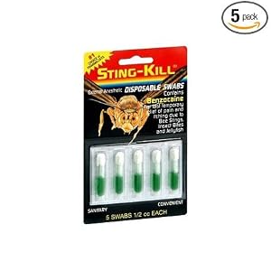 Sting-Kill Disposable Swabs - 5 Ea
