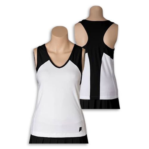 Prince Women's Black Collection Racer Tank 3 - Black