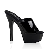 KISS-201 Spike Angel, black patent-size 7