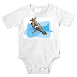 Onesie with wild, waxwing, cedar, garrulus, bombycilla, bird, life, birds, genus