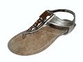 Nine West Women's Hermi Thong Bronze 6.5
