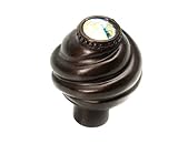 Carpe Diem Hardware 868-12AB Cache Large Knob Made with Swarovski Element, Bronze, 1-1/4-Inch by Car