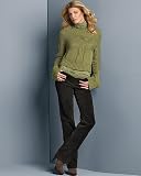 Stretch corduroy bootcut jeans