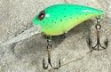 JLVLures Shallow Crankbait Green Punkinseed : Diver Lures JLV Freshwater Smallmouth Steelhead Pike Salmon Trout Perch Whiper Mid Depth Walleye Casting Bass Hook Treble Bronze Boat Dock Brook Bay Fatty Stump River Trolling Weed Surface Topwater Shad
