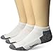 PowerSox Men's 3-Pack Powerlites No Show Socks with Moisture Control