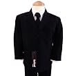 Gino Wedding Boy Formal Suit Black Size 12