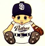 San Diego Padres 9" Plush Mascot Features The Team's Official Colors And Logo